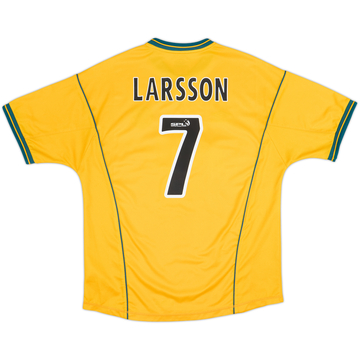 2000-02 Celtic Away Shirt Larsson #7 - 6/10 - (L)