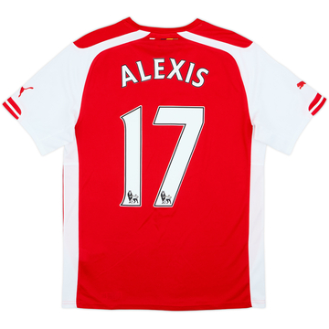 2014-15 Arsenal Home Shirt Alexis #17 - 7/10 - (M)