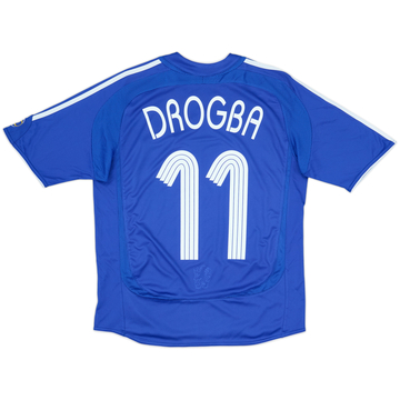 2006-08 Chelsea Home Shirt Drogba #11 - 6/10 - (L.Boys)