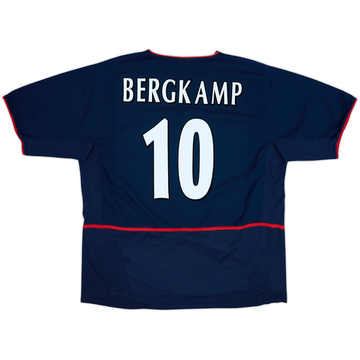 2002-04 Arsenal Away Shirt Bergkamp #10 - 8/10 - (XXL)