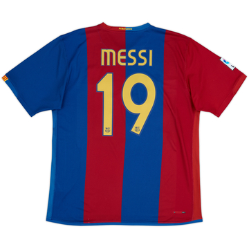 2006-07 Barcelona Home Shirt Messi #19 - 6/10 - (XL)