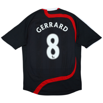 2007-08 Liverpool Third Shirt Gerrard #8 - 8/10 - (L)