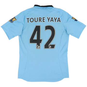 2012-13 Manchester City Home Shirt Toure Yaya #42 - 6/10 - (M)