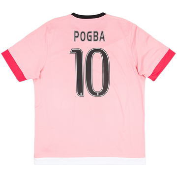 2015-16 Juventus Away Shirt Pogba #10 - 8/10 - (XL)