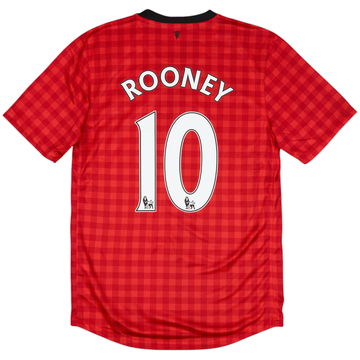 2012-13 Manchester United Home Shirt Rooney #10 (S)