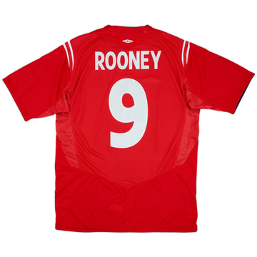 2004-06 England Away Shirt Rooney #9 (L)