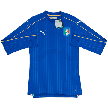 2016-17 Italy Player Issue Home L/S Shirt (ACTV Fit) (XL)