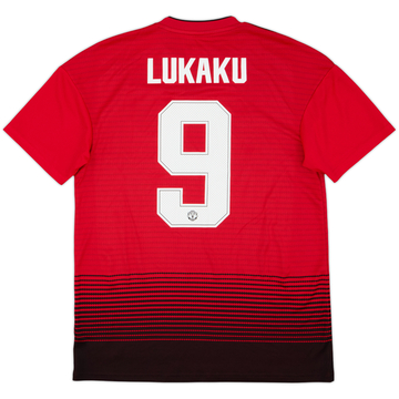 2018-19 Manchester United Home Shirt Lukaku #9 (M)