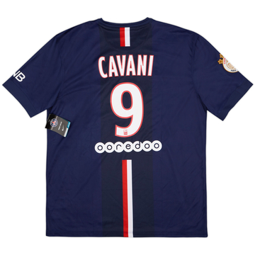 2014-15 Paris Saint-Germain Home Shirt Cavani #9 (XL)