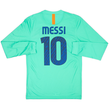 2010-11 Barcelona Authentic Away L/S Shirt Messi #10 (S)