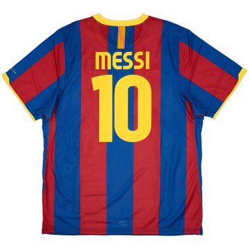 2010-11 Barcelona Player Issue Home Shirt Messi #10 (XXL)