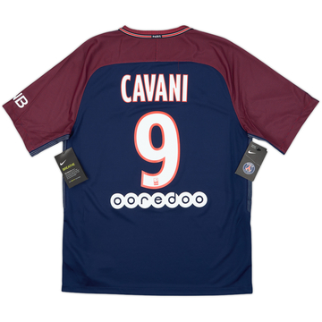 2017-18 Paris Saint-Germain Home Shirt Cavani #9 (M)