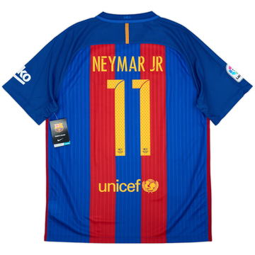 2016-17 Barcelona Home Shirt Neymar Jr #11 (L)