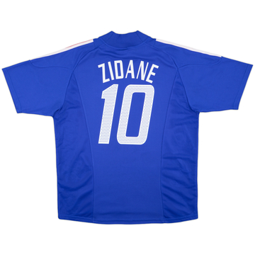 2002-04 France Home Shirt Zidane #10 (L)