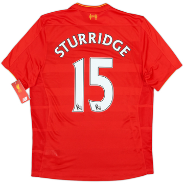 2016-17 Liverpool Home Shirt Sturridge #15 (M)