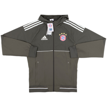 2017-18 Bayern Munich adidas CL Hooded Track Jacket (S)