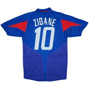 2004-06 France Home Shirt Zidane #10 (S)