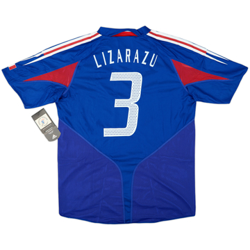 2004-06 France Player Issue Home Shirt Lizarazu #3 (L)