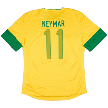2012-13 Brazil Authentic Home Shirt Neymar #11 (XL)