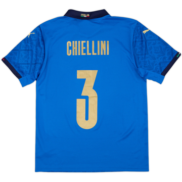 2020-21 Italy Home Shirt Chiellini #3 (S)