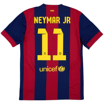 2014-15 Barcelona Home Shirt Neymar Jr #11 (M)