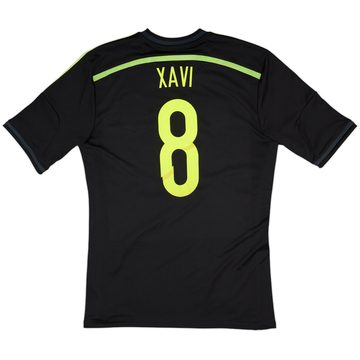 2013-15 Spain Away Shirt Xavi #8 (L)