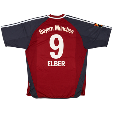 2001-02 Bayern Munich Home Shirt Elber #9 (L)