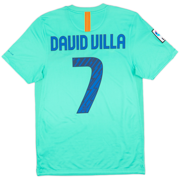 2010-11 Barcelona Away Shirt David Villa #7 (S)