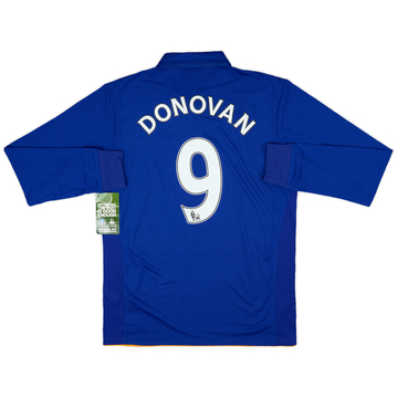 2011-12 Everton Home L/S Shirt Donovan #9 (M)
