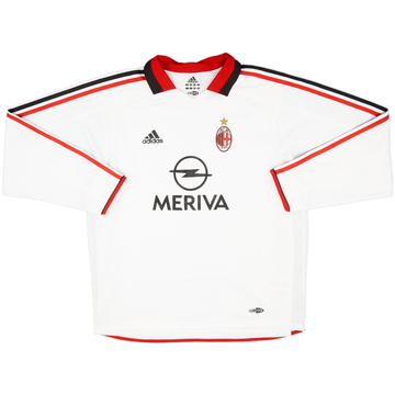 2003-04 AC Milan Player Issue Away L/S Shirt #18 - 9/10 - (L)