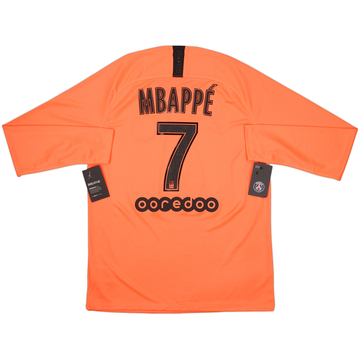 2019-20 Paris Saint-Germain Away L/S Shirt Mbappe #7 (L)