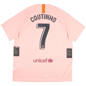 2018-19 Barcelona Third Shirt Coutinho #7 (XL)