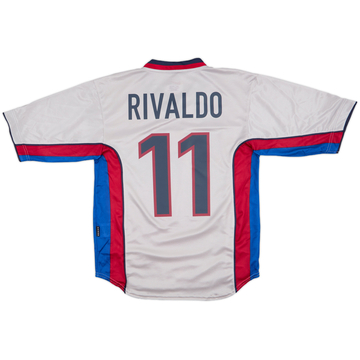 1998-01 Barcelona Away Shirt Rivaldo #11 (S)