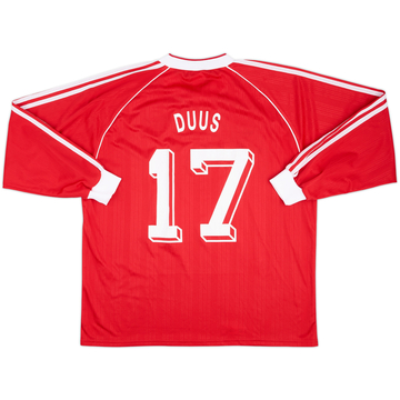 1999-00 Silkeborg Home L/S Shirt Duus #17 - 7/10 - (XL)