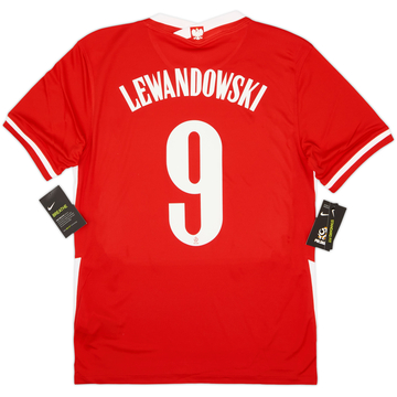 2020-21 Poland Away Shirt Lewandowski #9 (S)