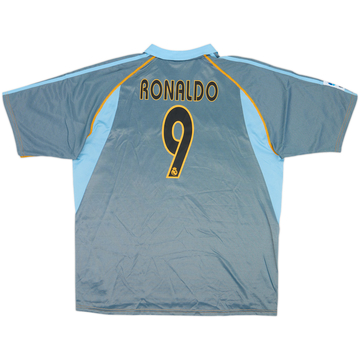 2003-04 Real Madrid Tercera Camiseta Ronaldo #9 (XL)