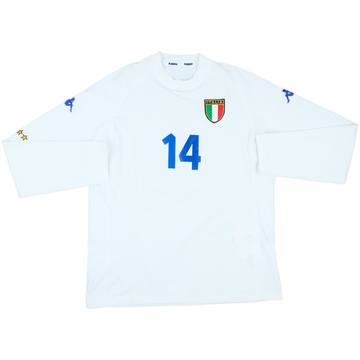 2000-01 Italy Player Issue Away L/S Shirt #14 (XL)