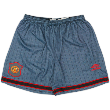 1995-96 Manchester United Away Shorts - 8/10 - (S)
