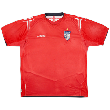 2004-06 England Away Shirt - 4/10 - (XL)