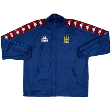 1997-99 Manchester City Kappa Hooded Track Jacket - 9/10 - (XL)