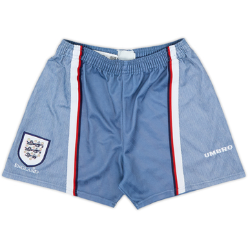 1996-99 England Away Shorts - 6/10 - (12-13 Years)