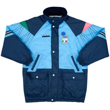 1994-96 Italy Diadora Padded Bench Coat - 9/10 - (M)