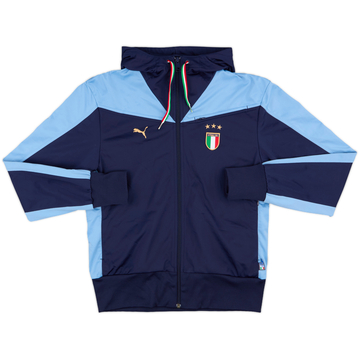 2009-10 Italy Puma Hooded Track Jacket - 9/10 - (S)