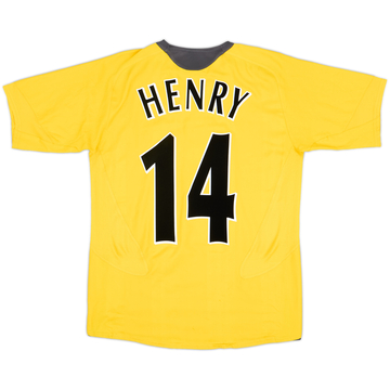 2005-06 Arsenal Away Shirt Henry #14 - 8/10 - (XL.Boys)