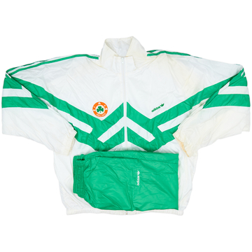 1990 Ireland adidas Full Tracksuit - 8/10 - (XXL)