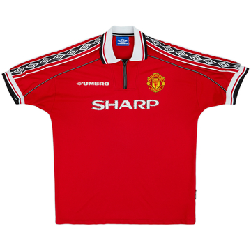 1998-00 Manchester United Home Shirt - 5/10 - (XL)