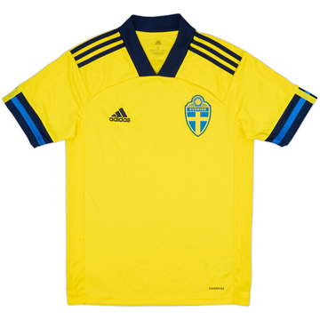 2020-21 Sweden Home Shirt - 8/10 - (S)