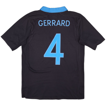 2011-12 England 'Poland/Ukraine' Away Shirt Gerrard #4 - 7/10 - (M)