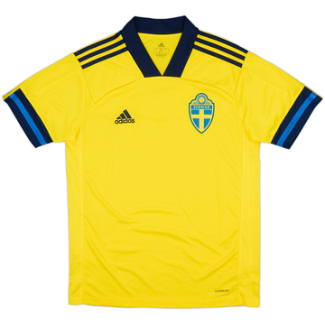 2020-21 Sweden Home Shirt - 9/10 - (M)