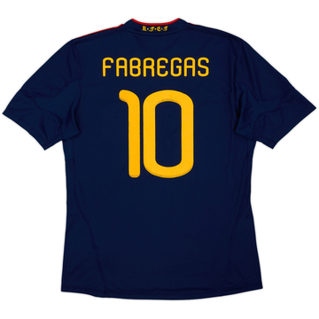 2010-11 Spain Away Shirt Fabregas #10 - 6/10 - (L)